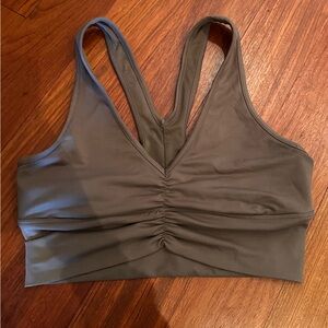 Alo Yoga Wild Thing Bra - Olive Green Size Medium